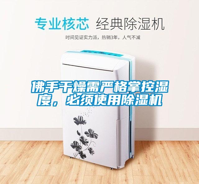 佛手干燥需嚴(yán)格掌控濕度，必須使用除濕機(jī)