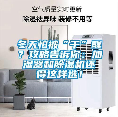 冬天怕被“干”醒？攻略告訴你：加濕器和除濕機(jī)還得這樣選！