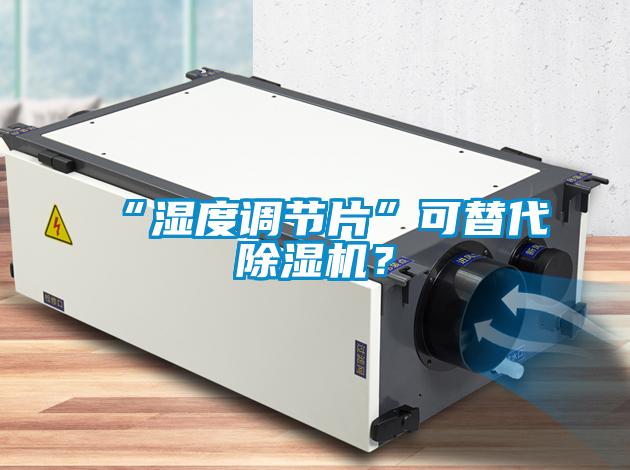 “濕度調(diào)節(jié)片”可替代除濕機？