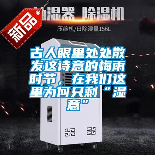 古人眼里處處散發(fā)這詩意的梅雨時節(jié)，在我們這里為何只剩“濕意”
