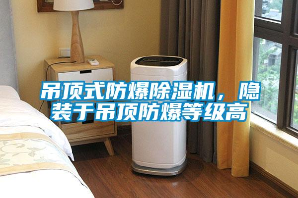 吊頂式防爆除濕機，隱裝于吊頂防爆等級高
