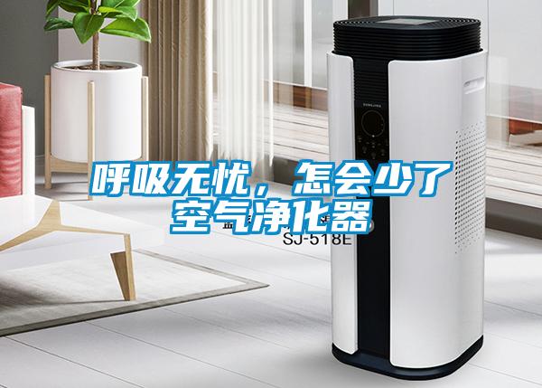 呼吸無憂，怎會少了空氣凈化器