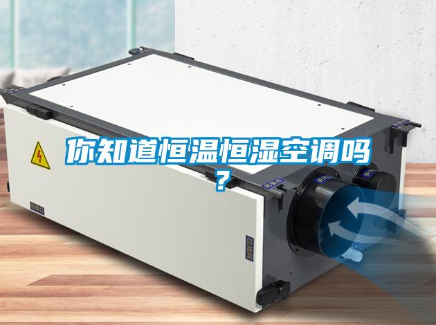 你知道恒溫恒濕空調嗎？