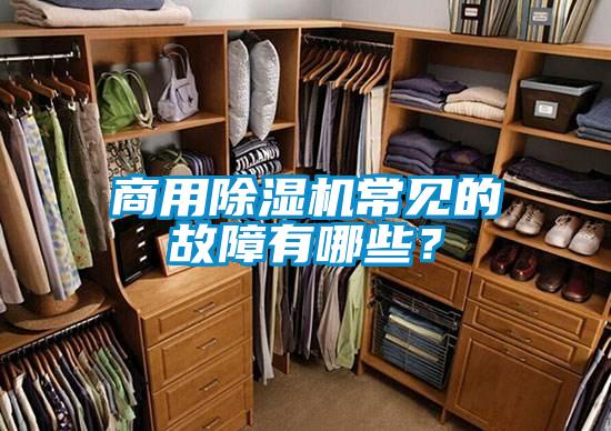 商用除濕機常見的故障有哪些？