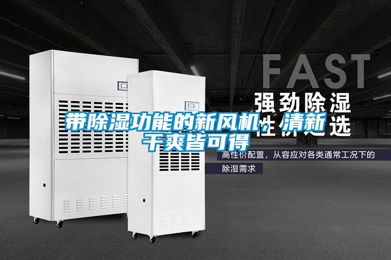 帶除濕功能的新風機，清新干爽皆可得