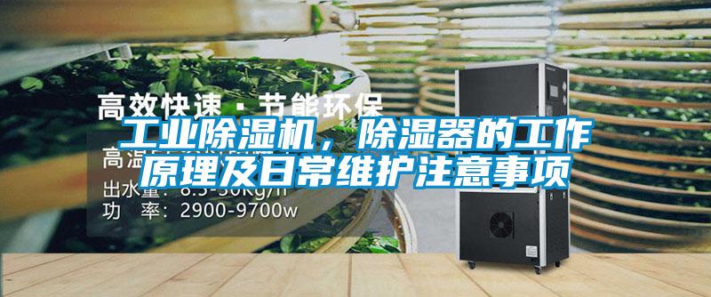 工業除濕機，除濕器的工作原理及日常維護注意事項