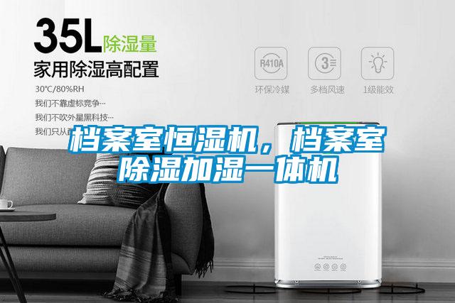 檔案室恒濕機，檔案室除濕加濕一體機