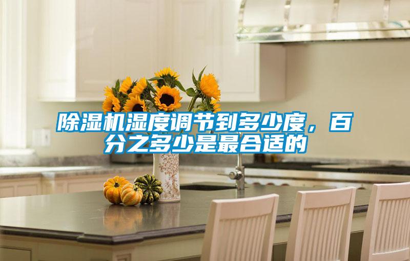 除濕機濕度調節到多少度，百分之多少是最合適的