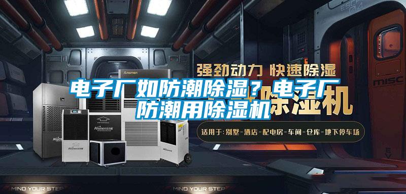 電子廠如防潮除濕？電子廠防潮用除濕機