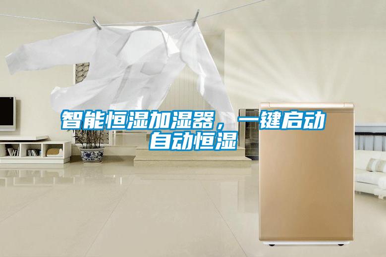 智能恒濕加濕器，一鍵啟動自動恒濕