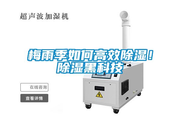 梅雨季如何高效除濕！除濕黑科技