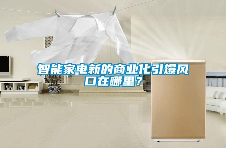 智能家電新的商業(yè)化引爆風(fēng)口在哪里？