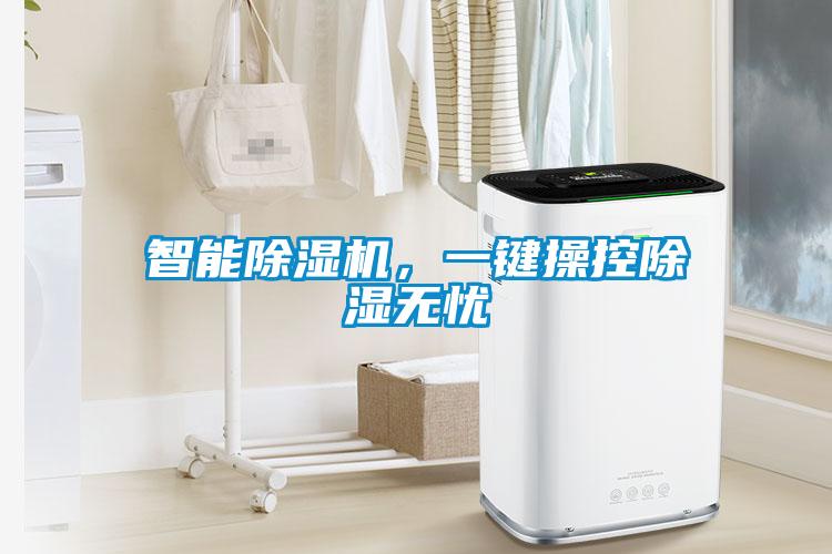 智能除濕機，一鍵操控除濕無憂