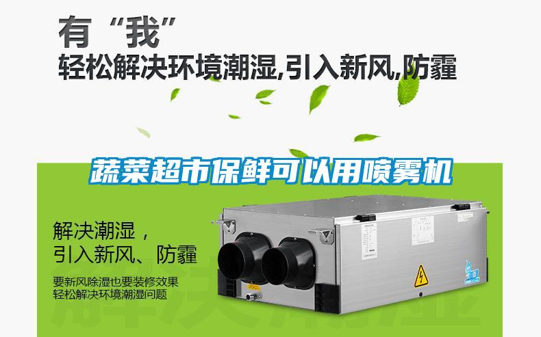 蔬菜超市保鮮可以用噴霧機(jī)