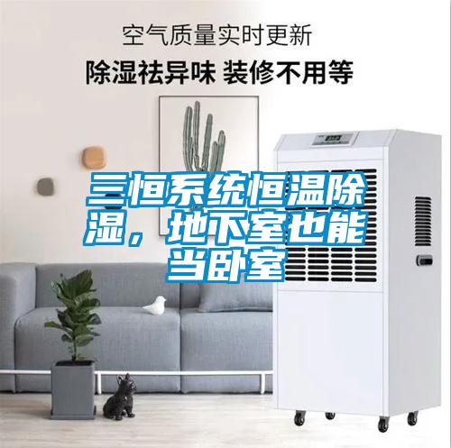 三恒系統恒溫除濕，地下室也能當臥室