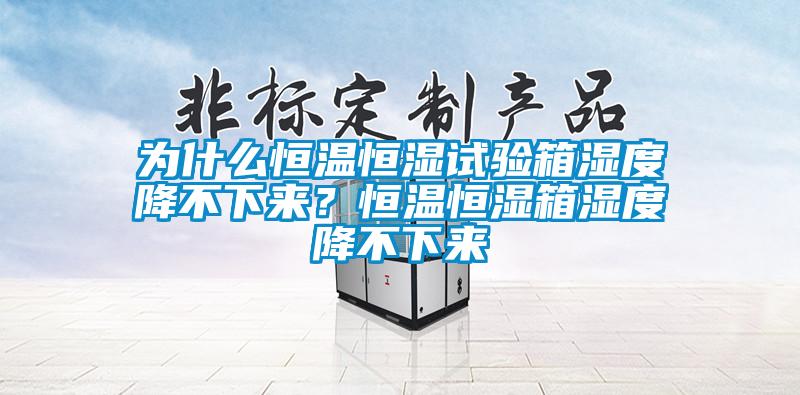 為什么恒溫恒濕試驗(yàn)箱濕度降不下來？恒溫恒濕箱濕度降不下來