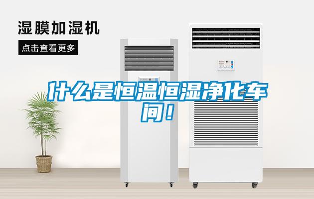 什么是恒溫恒濕凈化車(chē)間！