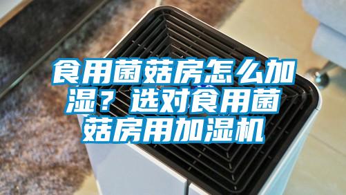 食用菌菇房怎么加濕？選對食用菌菇房用加濕機(jī)