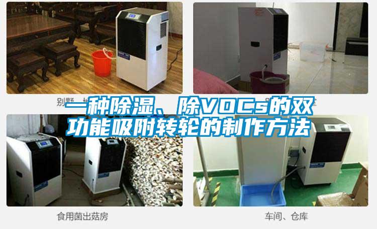 一種除濕、除VOCs的雙功能吸附轉輪的制作方法