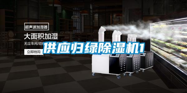 供應(yīng)歸綠除濕機1