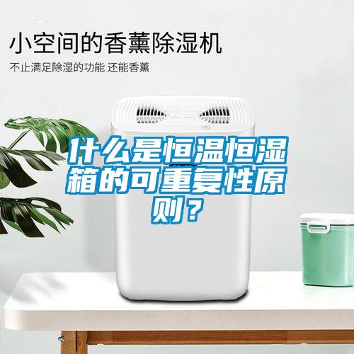 什么是恒溫恒濕箱的可重復性原則？