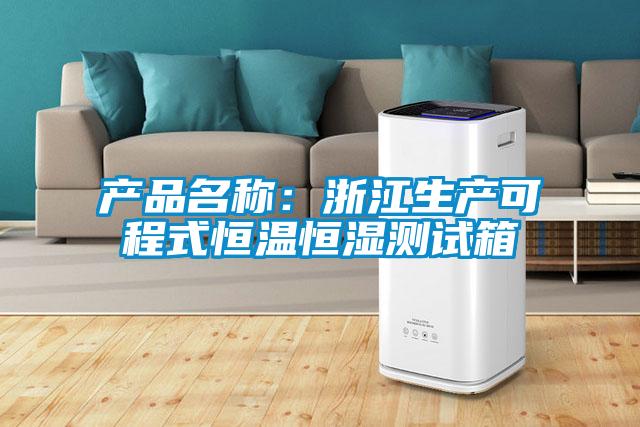 產(chǎn)品名稱：浙江生產(chǎn)可程式恒溫恒濕測試箱