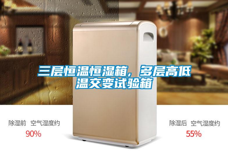 三層恒溫恒濕箱, 多層高低溫交變?cè)囼?yàn)箱