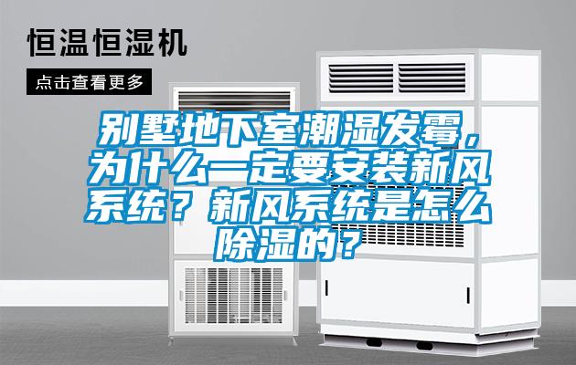 別墅地下室潮濕發(fā)霉，為什么一定要安裝新風(fēng)系統(tǒng)？新風(fēng)系統(tǒng)是怎么除濕的？