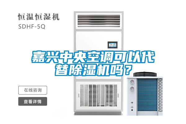 嘉興中央空調(diào)可以代替除濕機嗎？