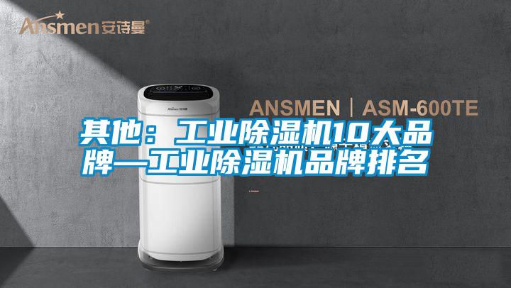 其他：工業(yè)除濕機10大品牌—工業(yè)除濕機品牌排名