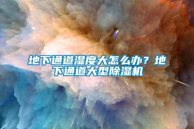 地下通道濕度大怎么辦？地下通道大型除濕機