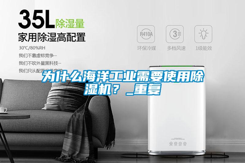 為什么海洋工業(yè)需要使用除濕機？_重復