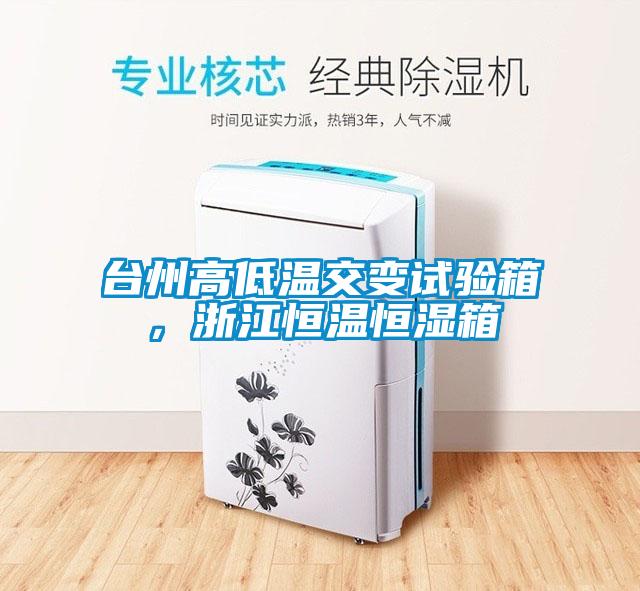 臺州高低溫交變試驗箱，浙江恒溫恒濕箱
