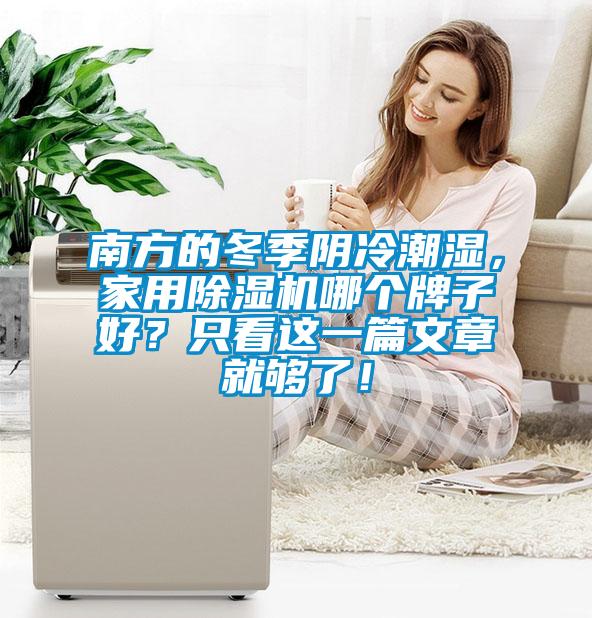 南方的冬季陰冷潮濕，家用除濕機哪個牌子好？只看這一篇文章就夠了！