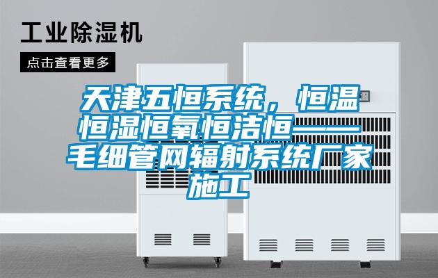天津五恒系統，恒溫恒濕恒氧恒潔恒——毛細管網輻射系統廠家施工