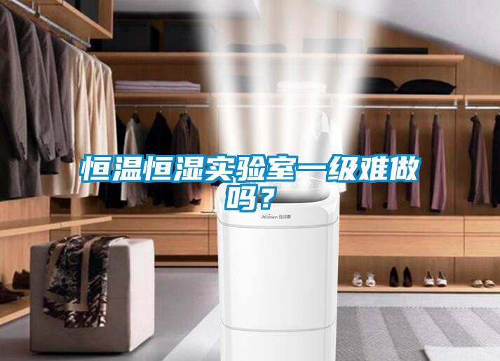 恒溫恒濕實驗室一級難做嗎？