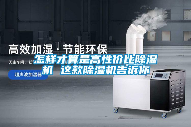 怎樣才算是高性價比除濕機(jī) 這款除濕機(jī)告訴你
