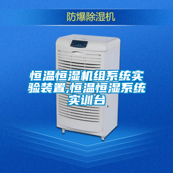 恒溫恒濕機(jī)組系統(tǒng)實(shí)驗(yàn)裝置,恒溫恒濕系統(tǒng)實(shí)訓(xùn)臺
