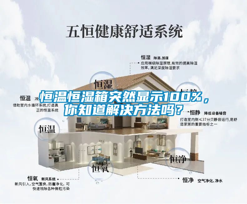 恒溫恒濕箱突然顯示100%，你知道解決方法嗎？