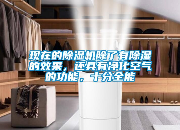 現(xiàn)在的除濕機除了有除濕的效果，還具有凈化空氣的功能，十分全能