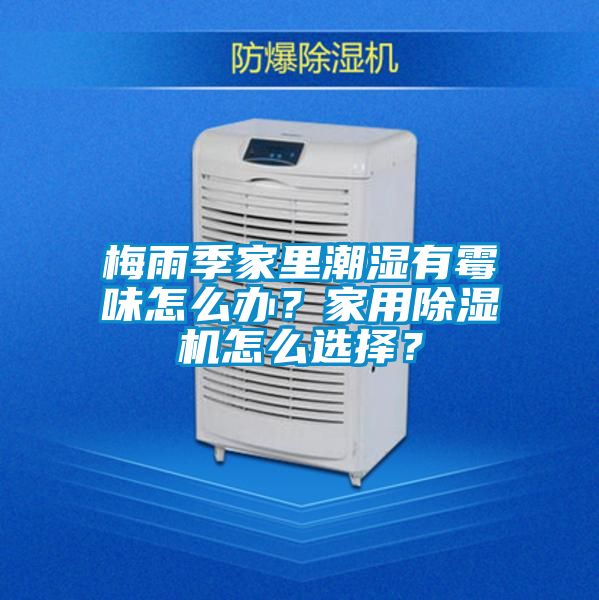 梅雨季家里潮濕有霉味怎么辦？家用除濕機怎么選擇？