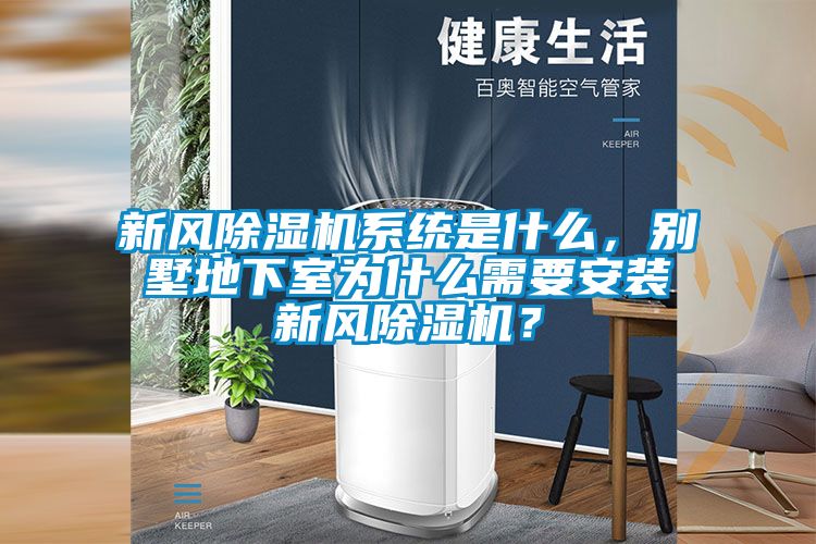 新風(fēng)除濕機系統(tǒng)是什么，別墅地下室為什么需要安裝新風(fēng)除濕機？