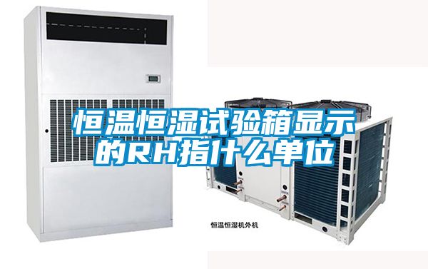 恒溫恒濕試驗(yàn)箱顯示的RH指什么單位