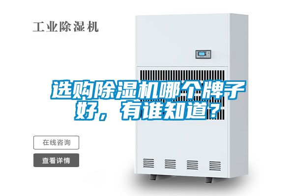 選購(gòu)除濕機(jī)哪個(gè)牌子好，有誰(shuí)知道？