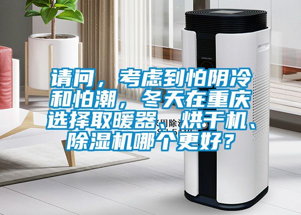 請問，考慮到怕陰冷和怕潮，冬天在重慶選擇取暖器、烘干機、除濕機哪個更好？