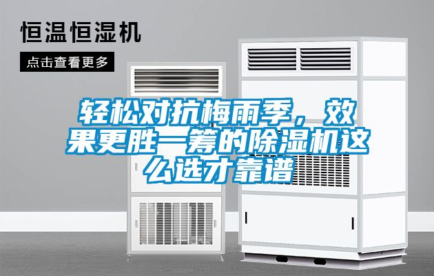 輕松對抗梅雨季，效果更勝一籌的除濕機(jī)這么選才靠譜