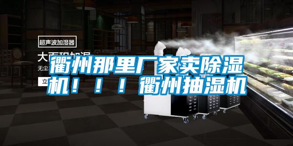 衢州那里廠家賣除濕機?。。♂橹莩闈駲C
