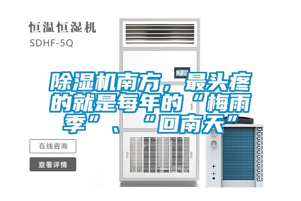 除濕機(jī)南方，最頭疼的就是每年的“梅雨季”、“回南天”