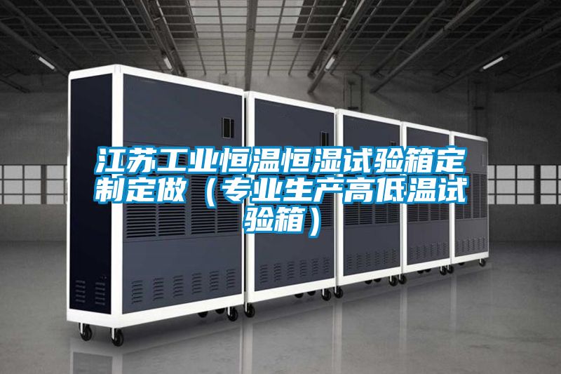 江蘇工業(yè)恒溫恒濕試驗(yàn)箱定制定做（專業(yè)生產(chǎn)高低溫試驗(yàn)箱）