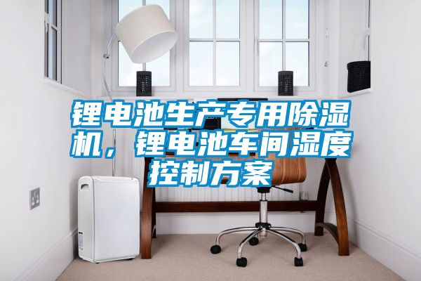 鋰電池生產(chǎn)專用除濕機，鋰電池車間濕度控制方案